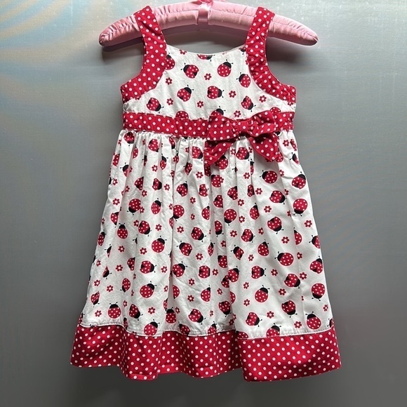 Gymboree Other - Gymboree beetle bug summer dress size 7 peplum style